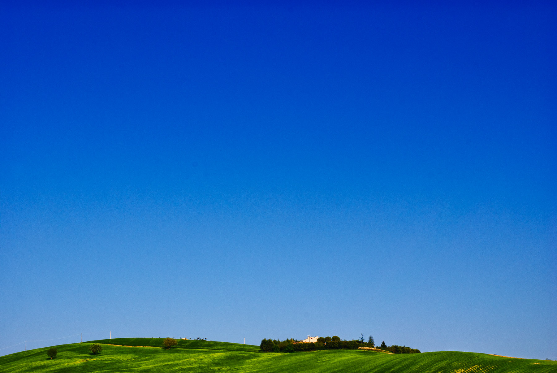 The house on the green hill